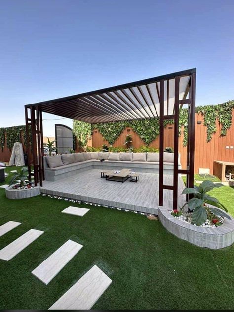 Terrace Sitout, Terrace Sitting Ideas, Patio Exterior Ideas, Ideas Para Decorar Jardines, Sitting Area Design, Roof Top Garden, Roof Garden Design, Outdoor Sitting Area, Terrace Decor