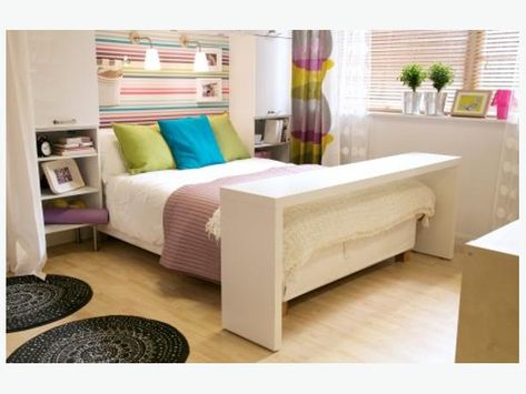 Malm Twin Bed, Ikea Malm Table, Bed Table On Wheels, Over Bed Table, Rolling Bed, Victoria City, Overbed Table, Table With Wheels, Murphy Bed Ikea