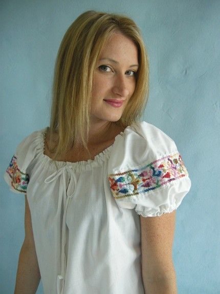 Embroidered Peasant tops of the 70s Boomer Style, Nostalgia Clothing, Mexican Peasant Blouse, Baby Boomers Memories, 1970 Fashion, Feelin Groovy, 1970's Fashion, Hippie Chick, 20th Century Fashion