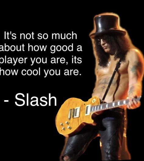 #slash #gunsnroses #gnr #slashquote #axlrose #guitar #rockmusic #steven adler #izzystradlin #duffmckagan Slash Gnr, Slash And Steven Adler, Slash Quotes, Slash Smiling, Slash Guitarist, Music Lover Quote, Aspiration Quotes, Slash Playing Guitar, Steven Adler