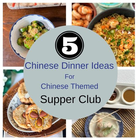 5 Recipes for a Chinese Dinner Party Chinese Dinner Party Menu Ideas, Cocktail Appetizers Easy, Supper Club Ideas, Chinese Dinner Ideas, Asian Themed Dinner Party, Chinese Dinner Party, Asian Dinner Party, Asian Spring Rolls, Shrimp Side Dish