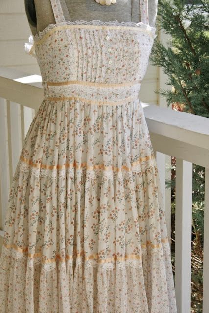 Never a Plain Jane: Recent Infatuation: Gunne Sax Gunny Sack Dress, Cottagecore Outfit Ideas, 70s Prairie Dress, Gunny Sack, Sack Dress, Romantic Fashion, Sax Dress, Cottagecore Outfits, Gunne Sax Dress