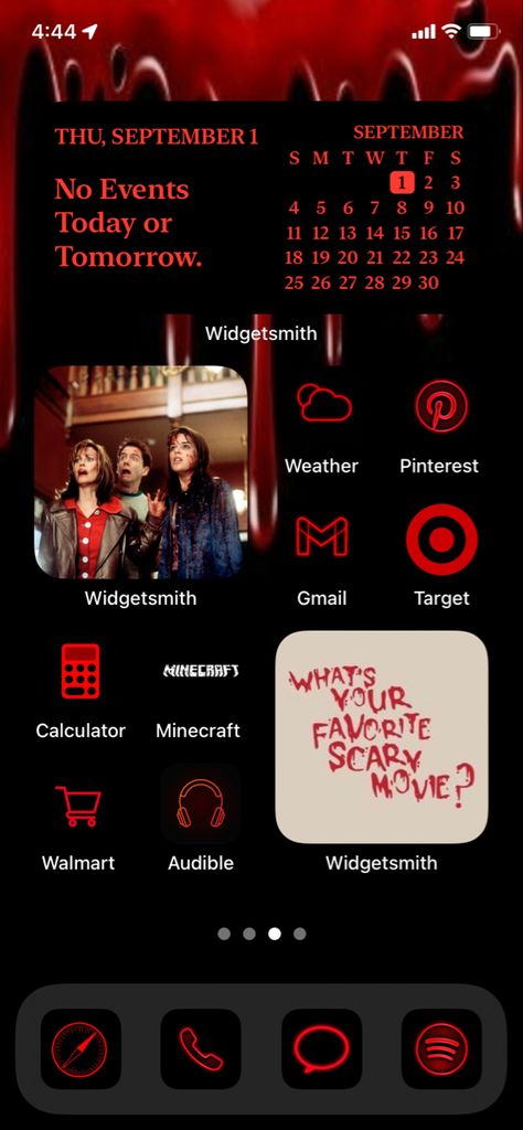 Scream Widget, Scream Phone, Digital Organization, Phone Stuff, Scary Movies, Phone Screen, Instagram Feed, Scream, Screen