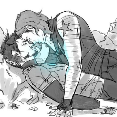 Winteriron Fanart, Spitfire Young Justice, Bucky Tony, Tony Stark Comic, Stony Avengers, Marvel Ships, Marvel Couples, Animal Crossing Funny, Bucky And Steve