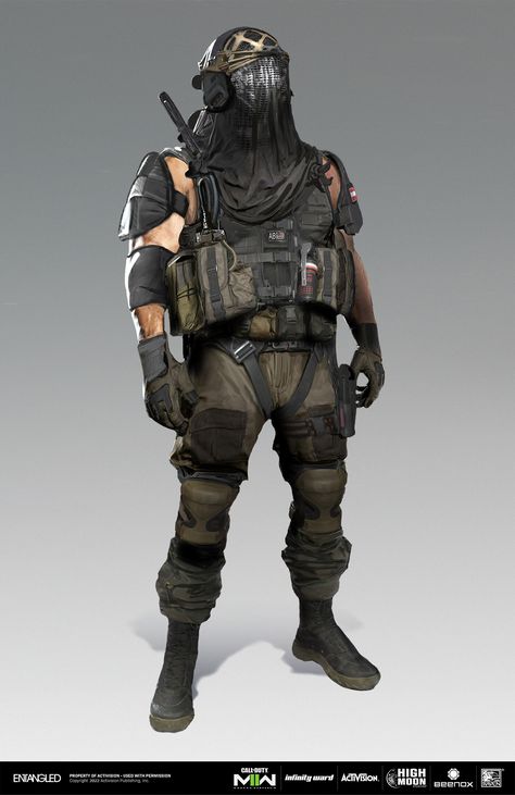 ArtStation - Concept Character Art for Call of Duty MW2 Modern Warfare 2, Infinity Ward, Futuristic Armor, Power Armour, Call Of Duty Modern Warfare, Future Soldier, Tactical Gear Loadout, Military Artwork, Game Concept Art