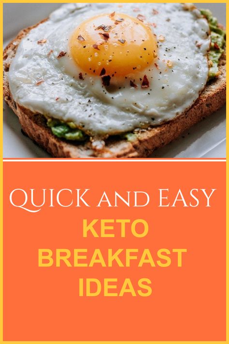 Breakfast is billed as the most important meal of the day but sometimes it's just not easy to do. I've got quick and easy Keto breakfast ideas and prep tips for you! Keto Breakfast Ideas, Keto Oatmeal, Ketogenic Breakfast, Easy Keto Breakfast, Quick Keto Breakfast, Keto Fast Food, Keto Breakfasts, Keto Breakfast Recipes, Low Carb Fruit