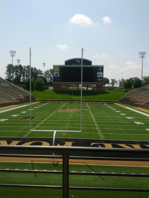 WFU football field! Private School Football Field, College Football Field, Rebecca Jenshak, Sarah Sutton, American Football Field, Gate Event, Story Wattpad, Devney Perry, Hs Football