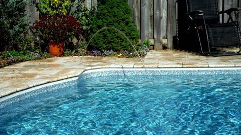 REEF   Liner Gallery | Efficient Pools Latham Reef Pool Liner, Reef Pool Liner, Pool Liners Inground, Latham Pool, Pool Inspiration, Modern Outdoor Dining, Vinyl Pool, Pool Fun, Pool Liner