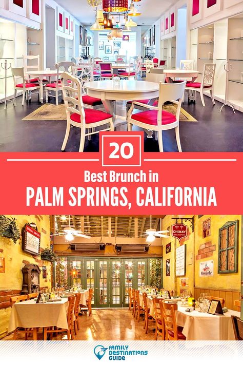 Palm Springs Restaurants, Brunch Places, Cozy Restaurant, Brunch Restaurants, Spring Brunch, Palm Spring, Stella Artois, Family Destinations, Brunch Spots