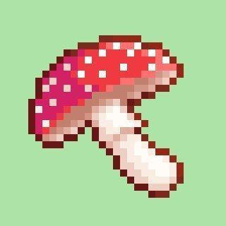 32x32 Pixel Art Grid, Poisonous Mushrooms, Pixel Art Tutorial, Easy Pixel Art, Pixel Art Templates, Cool Pixel Art, Pixel Art Characters, Pixel Art Grid, Pix Art