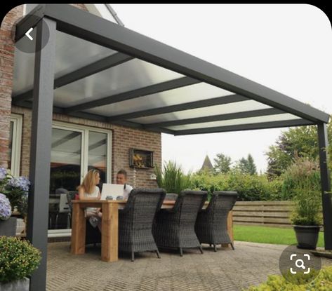 Terrasse Med Tak, Garden Room Extensions, Back Garden Design, Garden Canopy, Backyard Diy, Backyard Pergola, Have Inspiration, Outdoor Gardens Design, Terrace Design