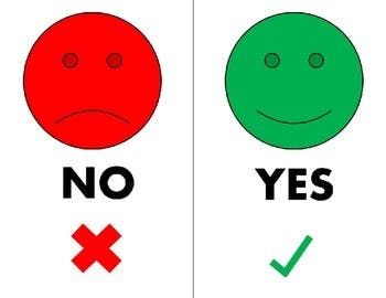 Yes/No Visuals for Yes/No Questions Yes No Questions, Slp Activities, Communication Board, Receptive Language, Cue Cards, Yes Or No Questions, Visual Cue, Flashcards For Kids, Speech Activities