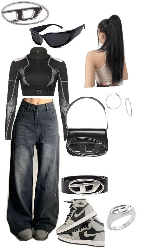 outfit ideas "Diesel "🖤 Diesel Outfits, Diesel Outfit, Diesel Clothing, Outfit Ideas, Ootd, Clothes