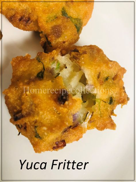 Do you want some crispy evening snack? here this recipe for you. Yucca root fritters Kilangu Vadai in Tamil. Yucca Root Recipes, Savoury Fritters, Yucca Recipe, Fried Yuca, Yuca Recipes, Yucca Root, Cassava Recipe, Yuca Root, Chickpea Fritters