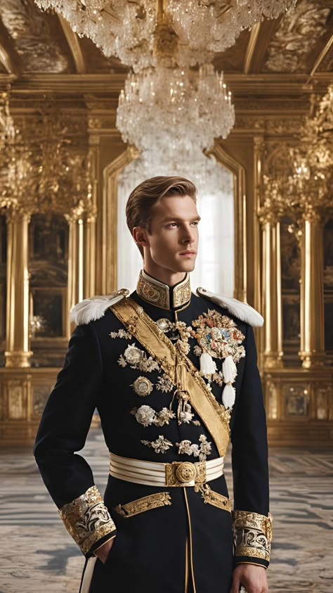 Prince Aesthetic Royal, Wattpad Cover Photo, Royal Uniform, Aesthetic Royal, Prince Aesthetic, Royal Guards, Custom Cowboy Boots, Prince Clothes, Royal Closet