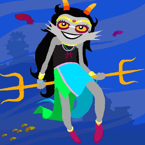 Feferi Peixes from Homestuck Feferi Peixes, Home Stuck, And So It Begins, Sea Dweller, The Maids, A Silent Voice, Homestuck, Jay, Geek Stuff