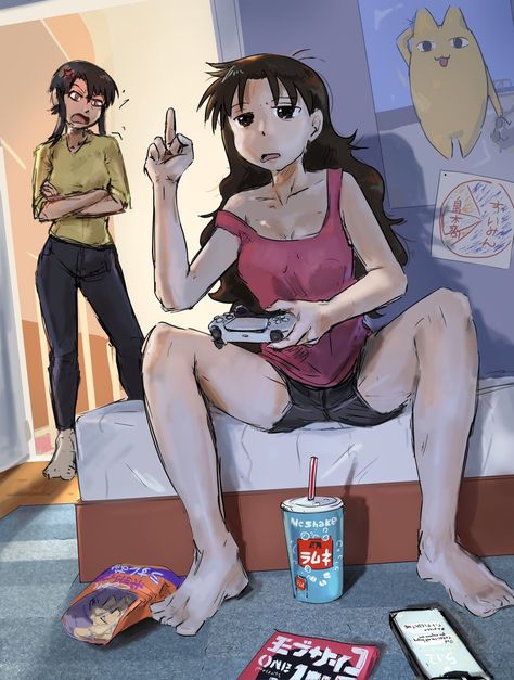 Azumanga Daioh, Swag Art, Poses References, Too Busy, Cute Art Styles, Know Your Meme, Really Funny Pictures, Funky Art, Cartoon Art Styles