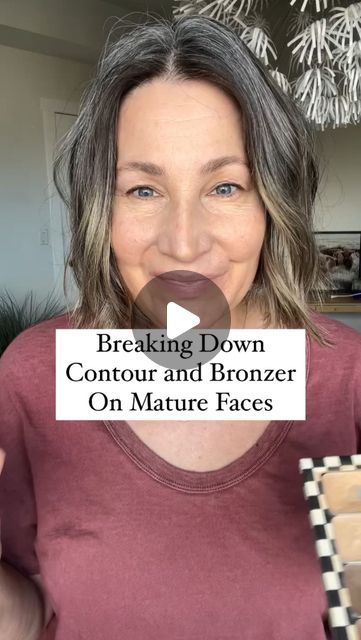 Kim Laughren on Instagram: "Placement of these 2 products will give your face some definition and lift and at the same time and give you that mid - summer glow! ✨🤩 Ahhhhh I love Contour and Bronzer!  Focus on creating a subtle lift with your contour by applying slightly higher on cheek bone and blending in an upward motion. Along the forehead to minimize a high forehead and along jaw line to camouflage jowls.  As we age we lose pigment in our skin and bronzer can bring back that natural looking warmth and glow to our skin.  Place on the high points of your face where the sun would naturally hit your face. You can even blend lightly down the neck to match your face to your chest area( especially if your chest is darker than your neck area)☀️  ➡️I can help you set up a palette which include Bronzer And Highlighter Application, Big Forehead Contour, Where To Place Bronzer On Face, Chubby Face Contour, Where To Highlight Your Face, Contour With Bronzer, Cheekbones Makeup, Best Foundation For Combination Skin, Where To Contour