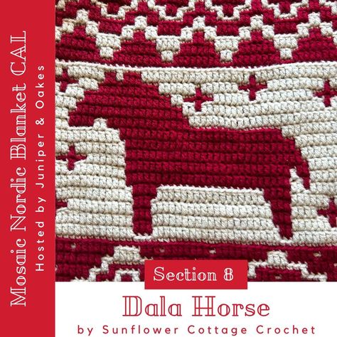 FREE CAL - Mosaic Nordic Winter Afghan | Overlay Mosaic Crochet Afghan | Crochet Along Nordic Mosaic Crochet Patterns, Crochet Blanket Chart, Easy Mosaic, Christmas Crochet Blanket, Free Chart, Winter Blankets, Crochet Blanket Afghan, Christmas Blankets, Crochet Quilt