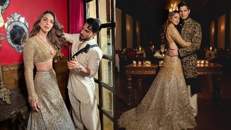 Kiara Advani and Sidharth Malhotra tied the knot on February 7 at Jaisalmer’s Suryagarh Palace. The couple’s wedding took place in the presence of their close friends and family members. The post Kiara Advani looks beyond beautiful as she gets ready for the sangeet night in BTS pic appeared first on Bollywood Bubble. Kiara Advani Sangeet, Kiara Advani And Sidharth Malhotra, Life After Marriage, Flowy Hair, Golden Lehenga, Sangeet Night, Bts Pic, Sangeet Outfit, Latest Bridal Lehenga