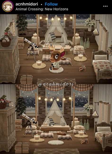 Acnh Hhp, Winter Interior Design, Christmas Interior Design, Motif Acnl, Game Decor, Christmas Island, Animal Crossing Memes, Animal Crossing Characters, Animal Crossing Villagers