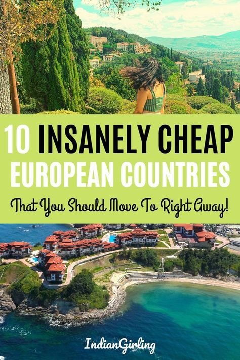 Planning to move to Europe and become a digital nomad or a European expat? Look no further, here are 10 cheap countries that you can move to, including average cost of living and the top things to do around there. #europetraveltips #europenomad #europedestinations #expatsineurope Europe Cities, Going Abroad, Countries In Europe, Cheap Vacation, Backpacking Europe, Family Vacation Destinations, Travel To Europe, Voyage Europe, Countries To Visit