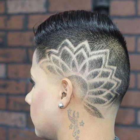 Boys Haircuts With Designs, Hair Tattoo Designs, Hairline Tattoos, Undercut Hair Designs, Shaved Designs, Undercut Hair, Shorts Hair, Graduated Bob Haircuts, Undercut Designs