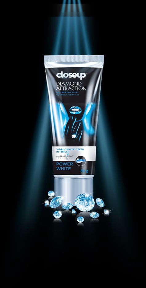 Instant White Smile with the New Closeup Diamond Attraction Closeup Toothpaste, Close Up Toothpaste, White Smile, Whitening Toothpaste, White Teeth, New Launch, Love Makeup, New Love, Shot Glass