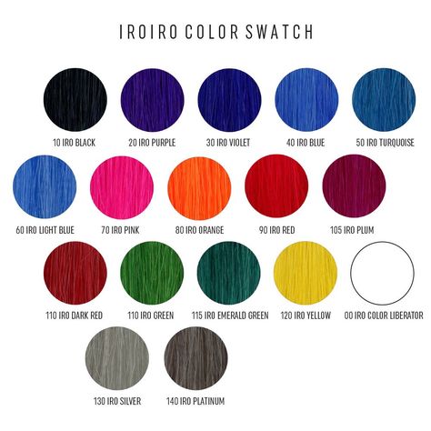 Iroiro Hair Color, Hair Color Swatches, Demi Permanent, Pure Coconut Oil, Hair Kit, Semi Permanent Hair Color, Cool Undertones, Permanent Hair Color, Color Swatch