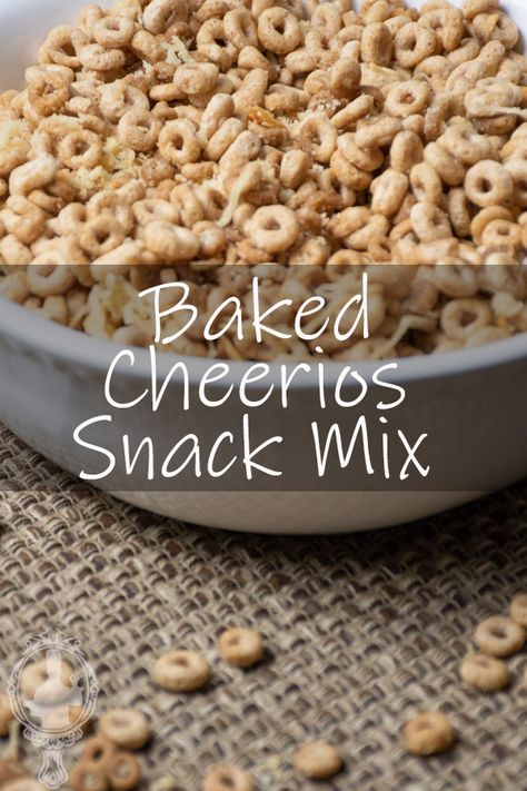 Cheerios Mix Recipe, Savory Cheerios Recipes, Cheerio Mix Recipes, Baked Cheerios Recipes, Cheerio Chex Mix Recipes, Seasoned Cheerios, Cheerios Trail Mix Recipe, Cheerios Snack Mix Recipes Healthy, Chex Mix With Cheerios