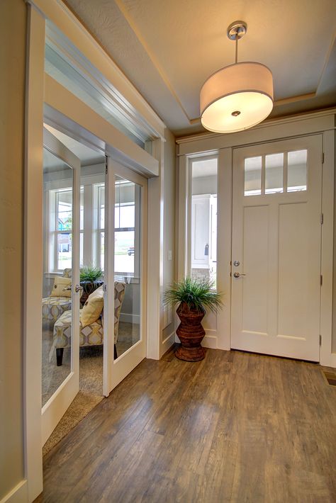 French Doors For Office, Home Office French Doors, French Doors To Office, Home Office With French Doors, Modern French Doors Interior, French Doors With Sidelights, French Doors With Transom, Office French Doors, Office With French Doors