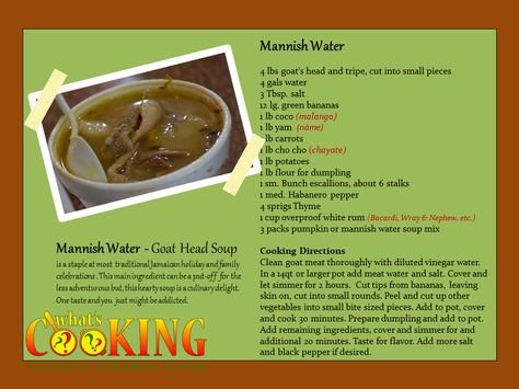 Manish Water Fish Soup Recipe Jamaican, Trinidad Fish Broth Recipe, Jamaican Manish Water Soup, How To Make Agua De Jamaica, Jamaican Ital Soup, Green Banana, Habanero Peppers, Jamaican Recipes, Caribbean Recipes