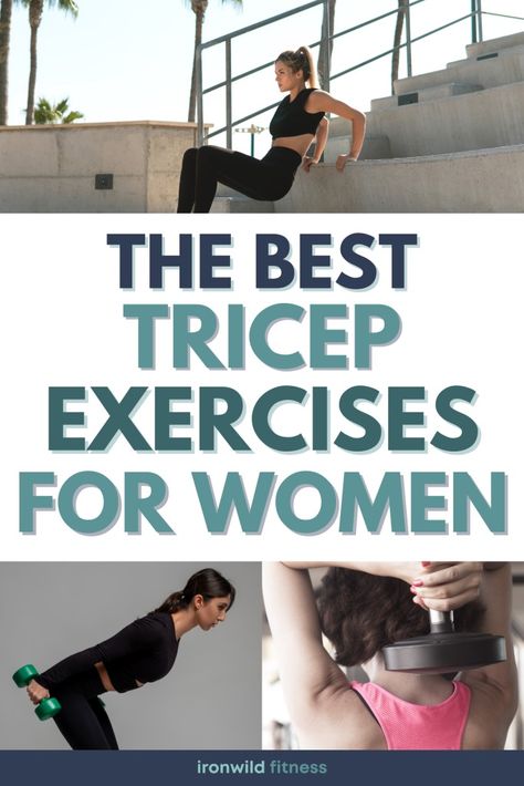 When it comes to the best tricep exercises for women, keeping it simple is totally underrated! Here are the top simple yet effective tricep exercises for women! Tricep Exercises For Women, Best Tricep Exercises, Tricep Workouts, Tricep Exercises, Weight Training Routine, Exercises For Women, Workouts For Women, Keeping It Simple, Triceps Workout