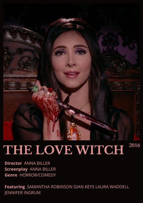 The Love Witch movie poster Season Of The Witch Movie, The Love Witch Movie Poster, The Love Witch Poster, Love Witch Poster, Witch Movie Poster, Movies Minimalist, The Love Witch Movie, Movie Watchlist, The Witch Movie