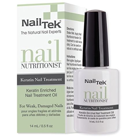 Nail Tek Nail Nutritionist 0.5 oz * Find out more about the great product at the image link. (This is an affiliate link) #NailPolish Keratin Oil, Nail Tek, Damaged Nails, Nail Essentials, Nail Growth, Nail Strengthener, Oil Treatments, Strong Nails, Simple Nail Designs