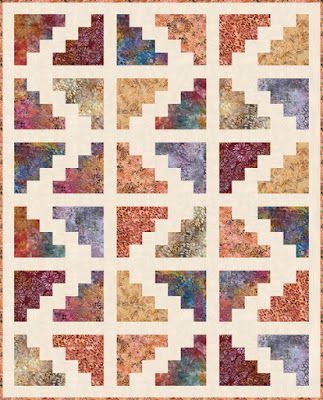 Jelly Roll Quilts, Southwestern Quilts, Jelly Roll Projects, Strip Quilt Patterns, Southwest Quilts, Jelly Roll Patterns, Lap Quilt Patterns, Log Cabin Quilt Blocks, Jelly Roll Quilt Patterns