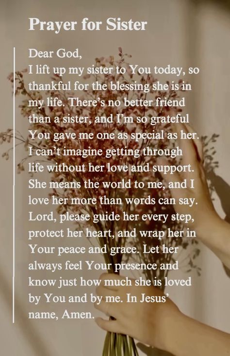 Praying For My Sister Strength, Prayers For My Sister Healing, Prayers For Granddaughter, Prayer For My Sister Strength, Prayer For Sister, Prayer For My Sister, Sister Prayer, Wedding Congratulations Quotes, Prayers For Sister