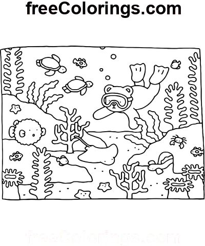 Bobbie Goods Relaxing On The Beach – Free Printable Coloring Pages Coloring Pages Bobby Goods, Bobbi Goods Coloring Pages, Bobbie Goods Coloring Book, Bobbie Goods Coloring Pages, Bobbie Goods Coloring, Beach Coloring Pages, Halloween Fireplace, Bobbie Goods, Relaxing On The Beach