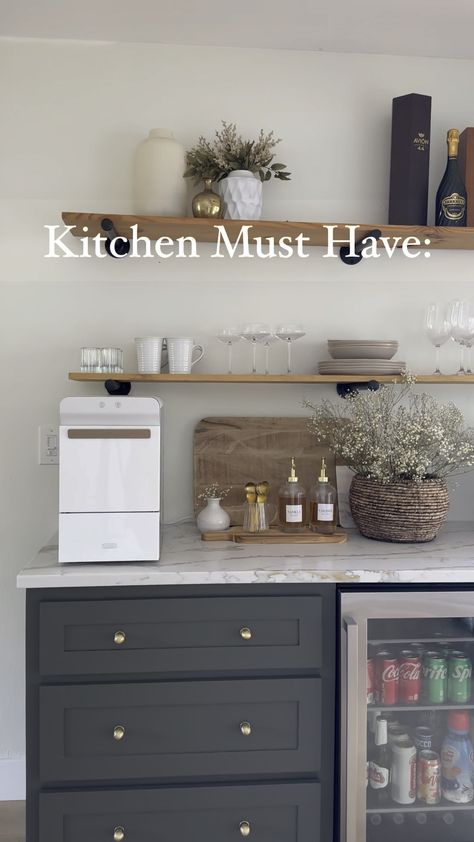 Shop Gevi Household V2.0 Countertop … and other curated products on LTK, the easiest way to shop everything from your favorite creators. Coffee Bar Shelves, Diy Dry Bar, Pantry Unit, Bar Space, Kitchen Shelf Decor, Home Bar Rooms, Bar Shelves, Diy Home Bar, Open Plan Kitchen Dining