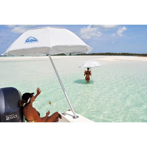 Boat Umbrella Boat Cup Holders, Umbrella Insurance, Fishing Umbrella, Shade Umbrellas, Lake Boat, Best Boats, Boat Stuff, Catching Fish, On A Boat