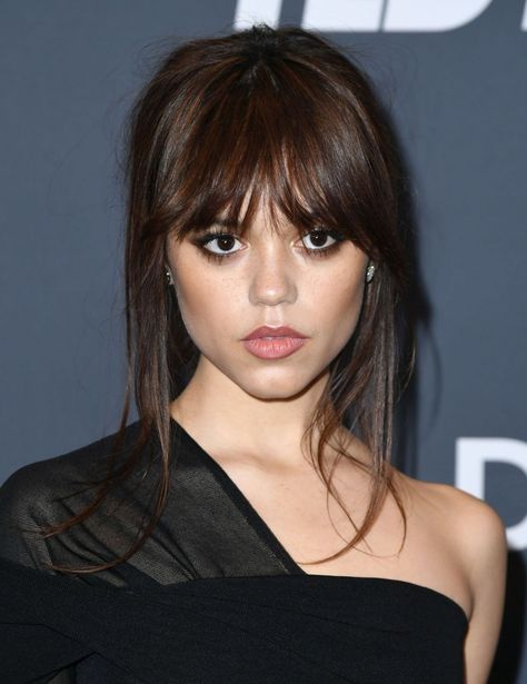 Long Hair With Bangs And Layers, Wednesday Addams Makeup, Wolf Cut, Long Pixie, Hair Fragrance, Jena, Jenna Ortega, French Girl, Hair Cut