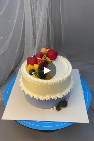 5M views · 76K reactions | Awesome Cake Decoration #27 | Awesome Cake Decoration #27 | By Love To Eat | Facebook Mix Fruit Cake Decoration, Fruit Cake Designs Birthday, Fruits Cake Design, Fruit Cake Ideas, Fruit Cake Design, Cake Maker, Cake Makers, Unique Cakes, Dessert Decoration