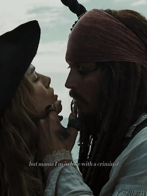 Jack Sparrow And Elizabeth Swann, Elizabeth And Jack Sparrow, Jack Sparrow Kiss, Jack Sparrow X Y/n, Jack Sparrow X Elizabeth, Jack Sparrow And Elizabeth, Jack Sparrow Edit, Johnny Depp Edits, Elisabeth Swan