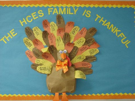 Giving Thanks Image Thanksgiving Bulletin Board Ideas, Thanksgiving Bulletin Board, November Bulletin Boards, Kindergarten Bulletin Boards, Thanksgiving Bulletin Boards, Reading Bulletin Boards, Thanksgiving Classroom, Fall Bulletin Boards, Preschool Bulletin