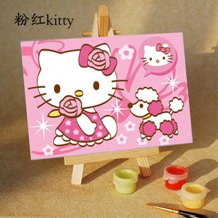 The Best DIY Digital Oil Painting Acrylic Paint By Numbers  Unique Picture Gift Home Decoration 10x15cm Pink Hello Kitty A002 Turtle Wall Decor, Cabin Wall Decor, Living Wall Art, Picture Painting, Discount Poster, Hand Painted Wall Art, Metal Tree Wall Art, Frame Picture, Decorative Wall Plaques