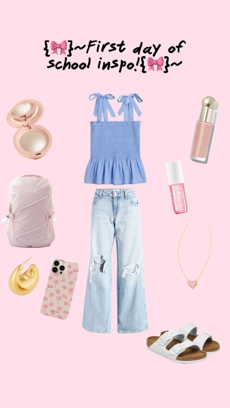 🎀1st day of school outfit inspo!!!!🎀 Outfit Ideas For School Middle School, Cute Outfits For School 5th Grade, Cute School Outfits For Middle School, 1st Day Of School Outfit, Outfits For Middle School, Middle School Outfits, Birthday Fits, First Day Of School Outfit, May Birthday