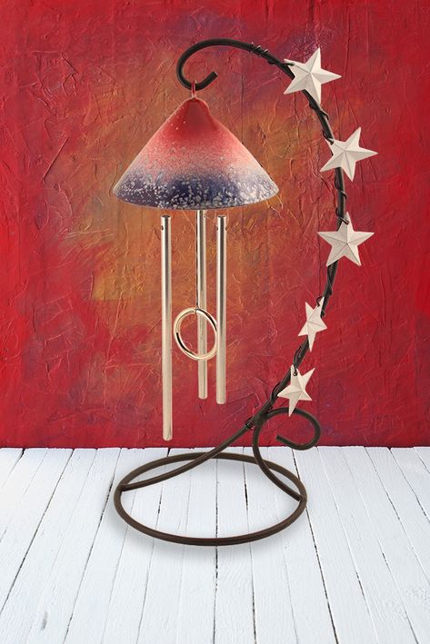 Tabletop Solar Wind Chimes - Sunblossom ... Solar Wind Chimes, Month Of June, She Sells Seashells, Memorial Day Weekend, Solar Wind, Granite Stone, Solar Garden, Stone Collection, Fun Diy Crafts