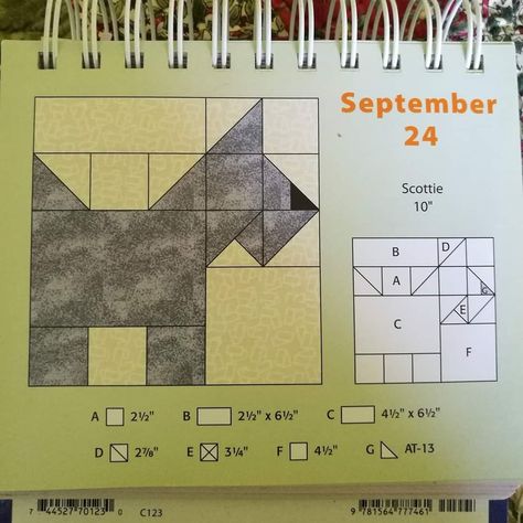 Scottie Dog Quilt Pattern, Calendar Quilts, Quilting Stitch Patterns, Fall Quilt Patterns, Vintage Quilts Patterns, Fabric Panel Quilts, Painted Barn Quilts, Quilting Designs Patterns, Quilt Modernen