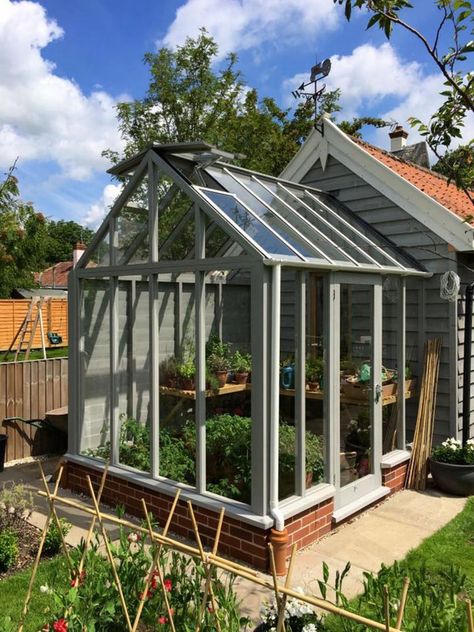 Greenhouses & Fruit Cages - Roger Gladwell Timber Frame Construction Greenhouse Addition To House, Addition To House, Greenhouse Addition, Fruit Cages, Shed Greenhouse, Homemade Greenhouse, Simple Greenhouse, Cheap Greenhouse, House Gardening