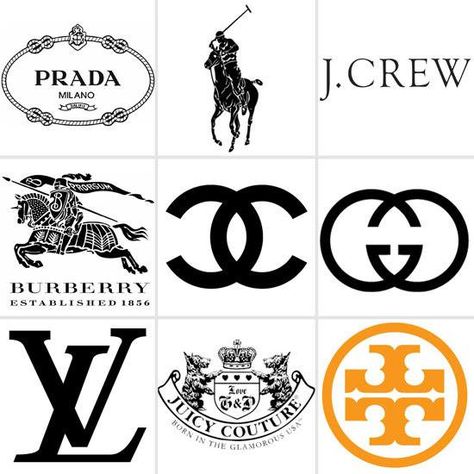 Vintage Foto's, Luxury Brand Logo, Clothing Brand Logos, Fashion Logo Branding, Stencil Patterns, Fashion Logo, Clothing Labels, 로고 디자인, Luxury Brands